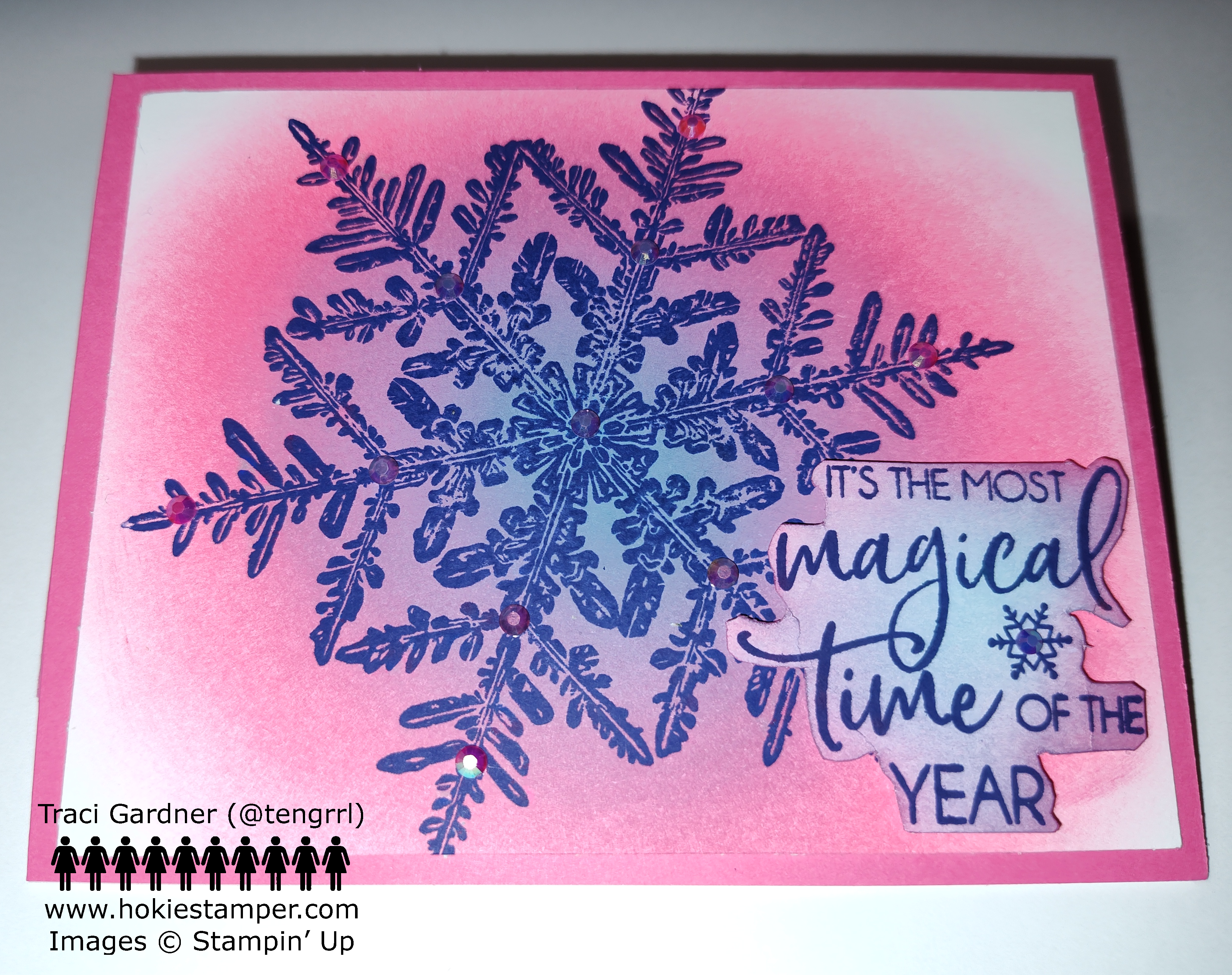 Snow Crystal Background Stamp by Stampin' Up!